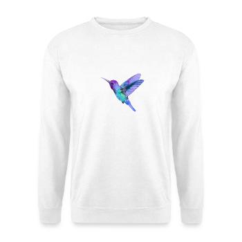 Nordic Print - Kolibri - Purple - Unisex Sweatshirt - white - Front