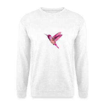 Nordic Print - Kolibri - Pink - Unisex Sweatshirt - white - Front