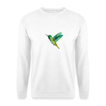 Nordic Print - Kolibri - Green - Unisex Sweatshirt - white - Front
