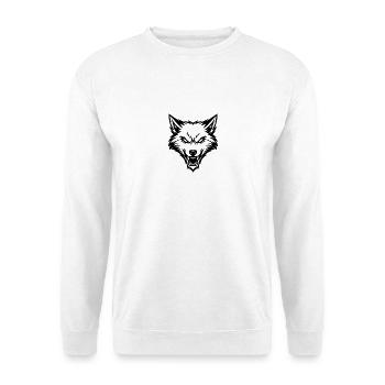 Wolfskopf 2 - Sweat-shirt Unisexe - blanc - Devant
