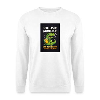 I Hate Mondays – Time-Traveling Primeval Oaks - Unisex Sweatshirt - white - Front