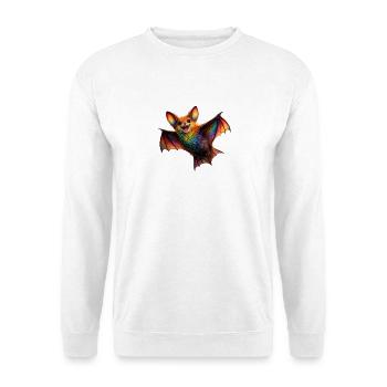 Rainbow Bat Night Creature - Unisex Sweatshirt - white - Front