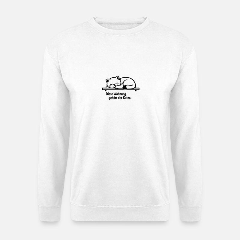 Katzenpersonal - Unisex Pullover - Weiß