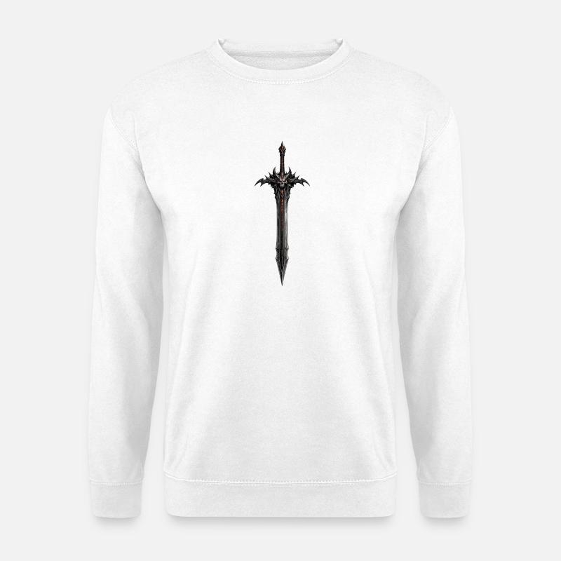 Dreadblade Schädelschwert - Unisex Pullover - Weiß