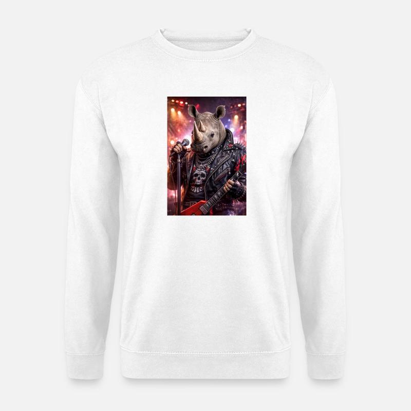 RockyZoo14 - Unisex Pullover - Weiß