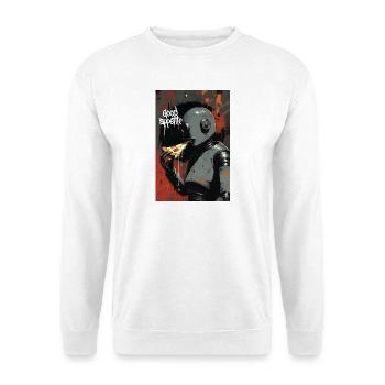 Retro Robot Humor Illustration - Unisex Sweatshirt - white - Front