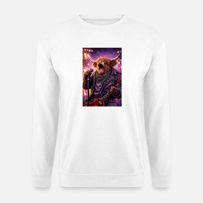 RockyZoo33 - Unisex Pullover - Weiß