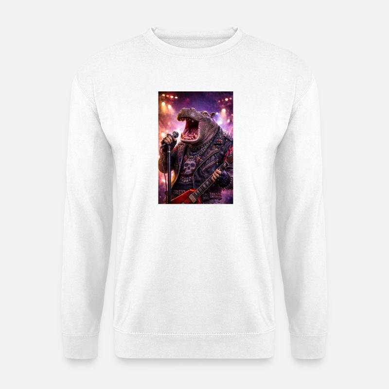 RockyZoo50 - Unisex Pullover - Weiß