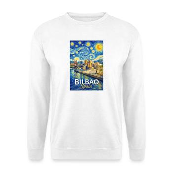 Bilbao Spain  - Unisex Pullover - Weiß - Vorne
