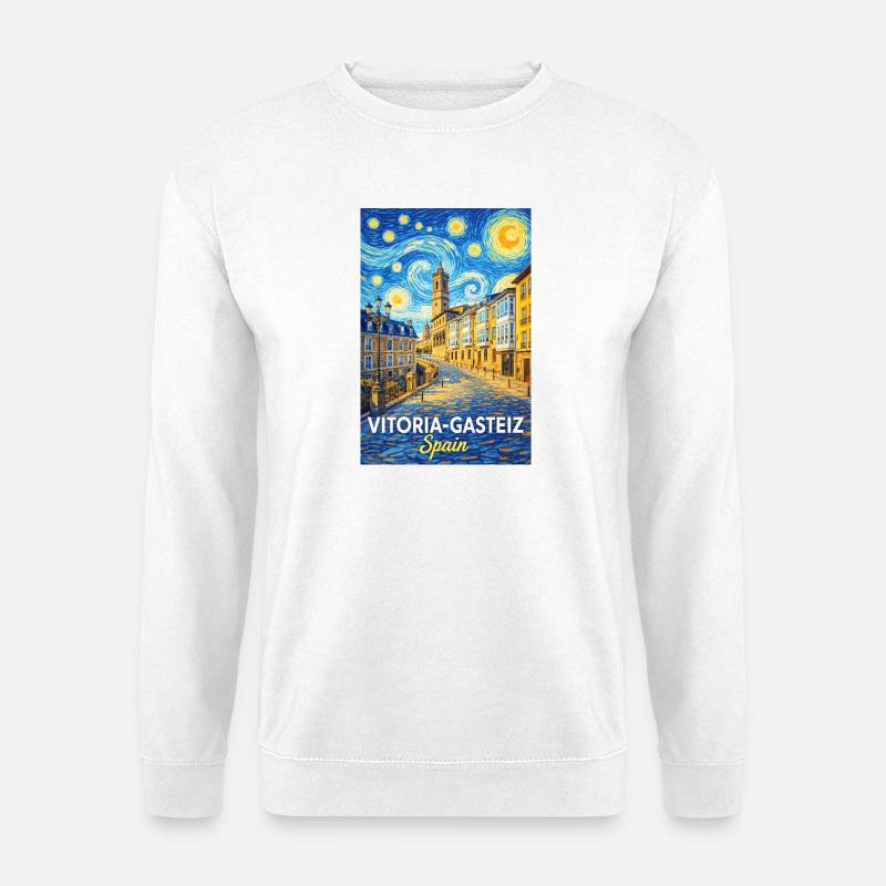 Vitoria-Gasteiz Spain - Unisex Sweatshirt - white
