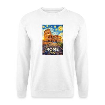 Rom, Italien. - Unisex Pullover - Weiß - Vorne
