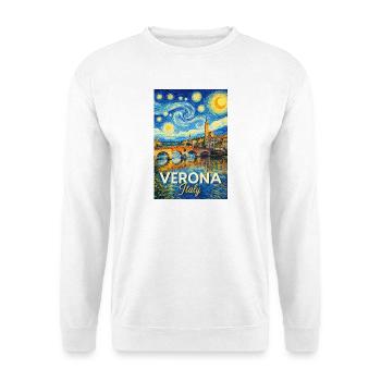 Verona, Italy. - Unisex Sweatshirt - white - Front