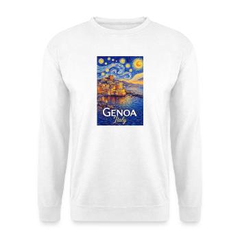 Genoa, Italy. - Unisex Sweatshirt - white - Front