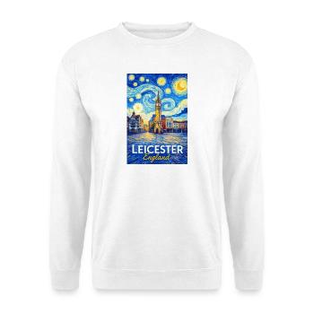 Leicester, England - Unisex Sweatshirt - white - Front