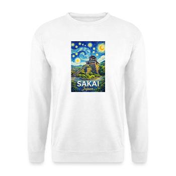 Sakai, Japan - Unisex Pullover - Weiß - Vorne