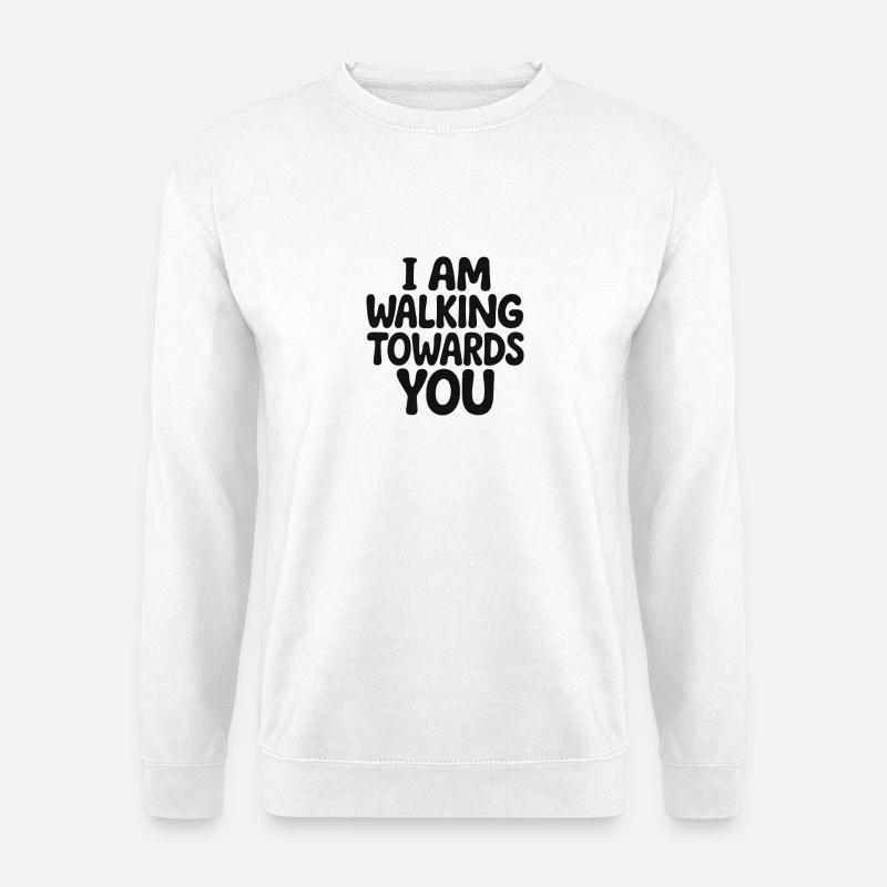 caminando_hacia_ti - Unisex Pullover - Weiß