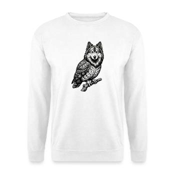 Eurasier | Howl - Unisex Pullover - Weiß - Vorne