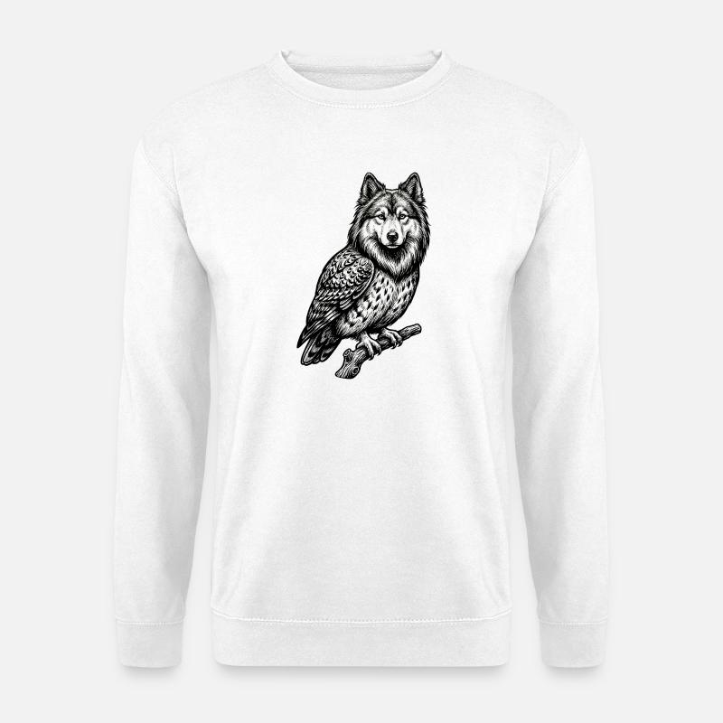 Eurasier | Howl - Unisex Pullover - Weiß