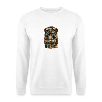 Vertrau mir, ich streiche Wände - Unisex Pullover - Weiß - Vorne