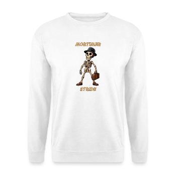 Mortimer Stride Skeleton Internet Animation Star - Unisex Sweatshirt - white - Front