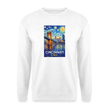 Cincinnati Ohio - Unisex Pullover - Weiß - Vorne