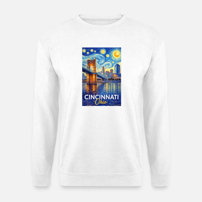 Cincinnati Ohio - Unisex Pullover - Weiß