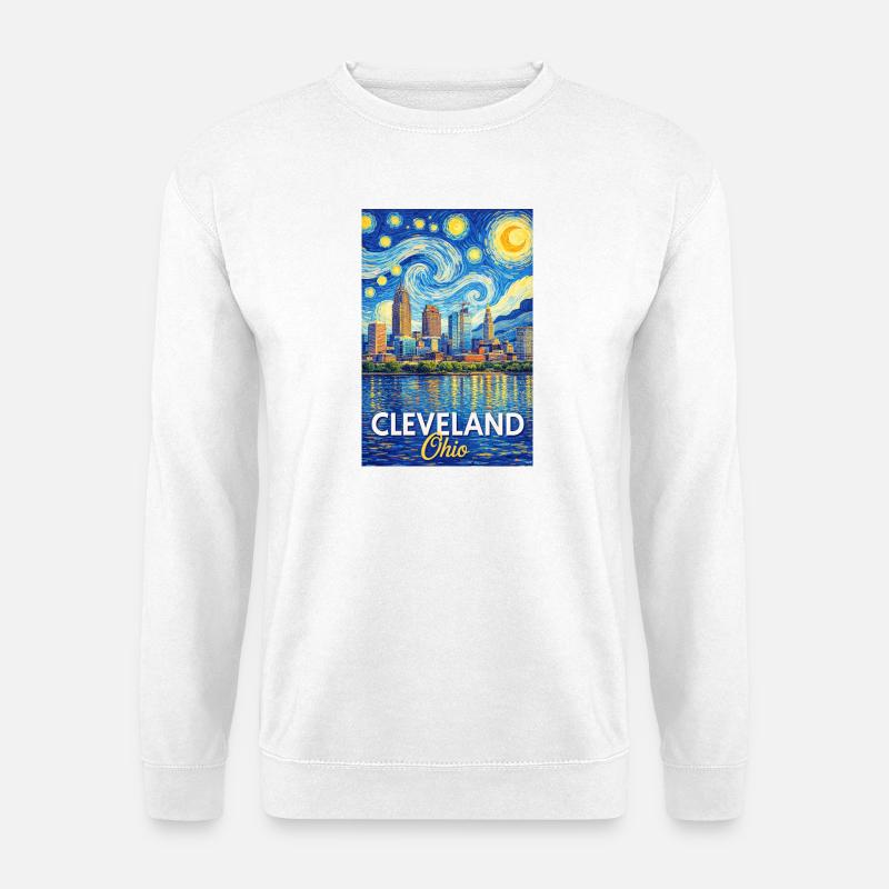 Cleveland, Ohio - Unisex Pullover - Weiß