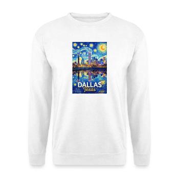 Dallas, Texas - Unisex Pullover - Weiß - Vorne