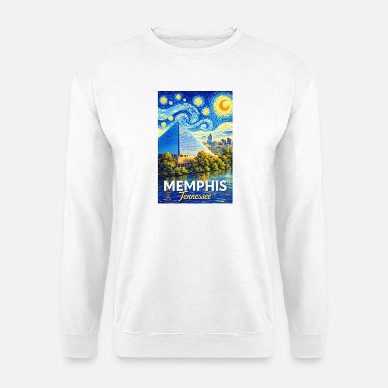 Memphis Tennessee - Unisex Pullover - Weiß