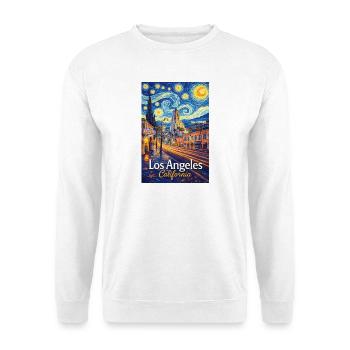 Los Angeles, Californie - Sweat-shirt Unisexe - blanc - Devant
