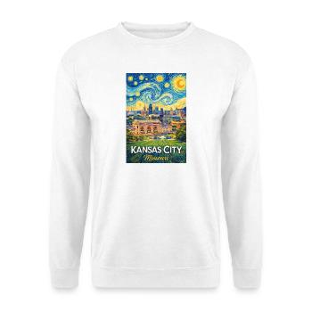 Kansas City Missouri - Unisex Pullover - Weiß - Vorne