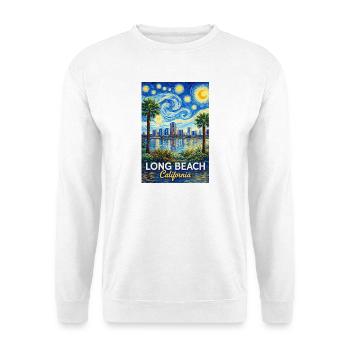 Long Beach, California - Unisex Sweatshirt - white - Front