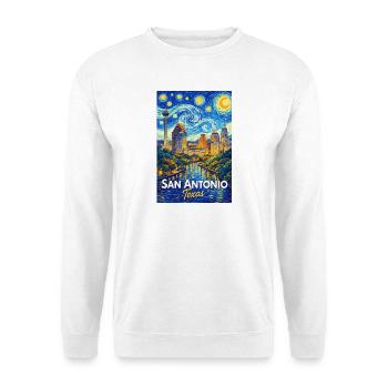 San Antonio Texas - Unisex Pullover - Weiß - Vorne