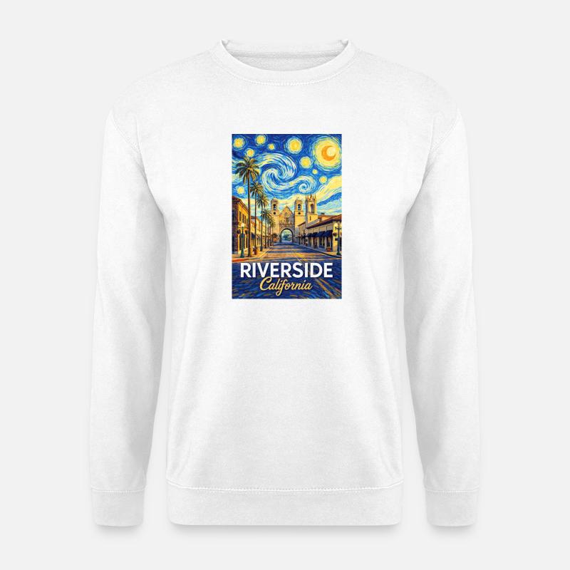 Riverside, Kalifornien - Unisex Pullover - Weiß