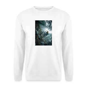 Winterwald-MTB-Quest - Unisex Pullover - Weiß - Vorne