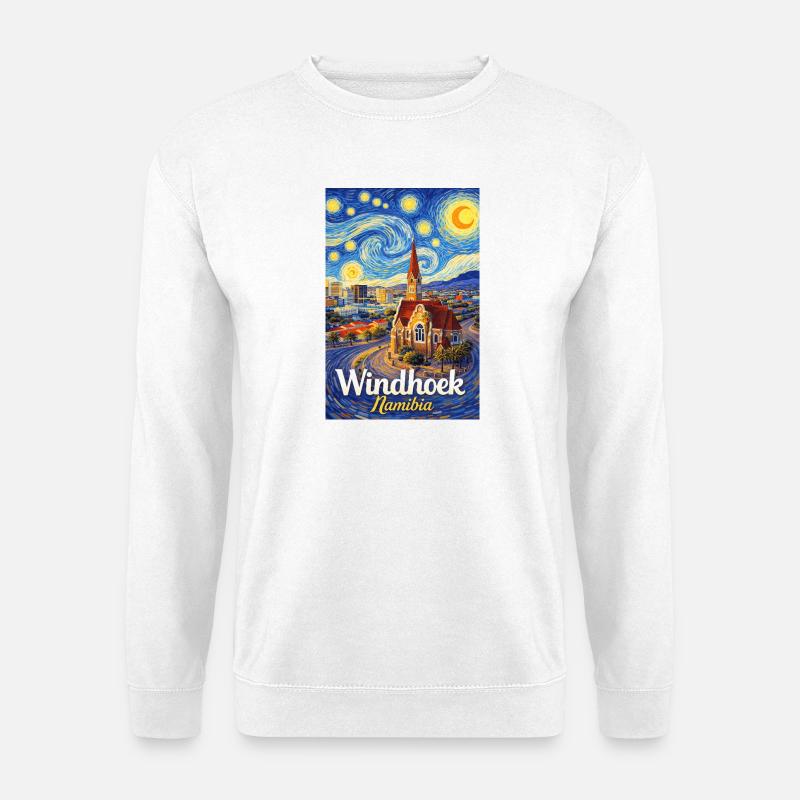 Windhoek, Namibia - Unisex Sweatshirt - white