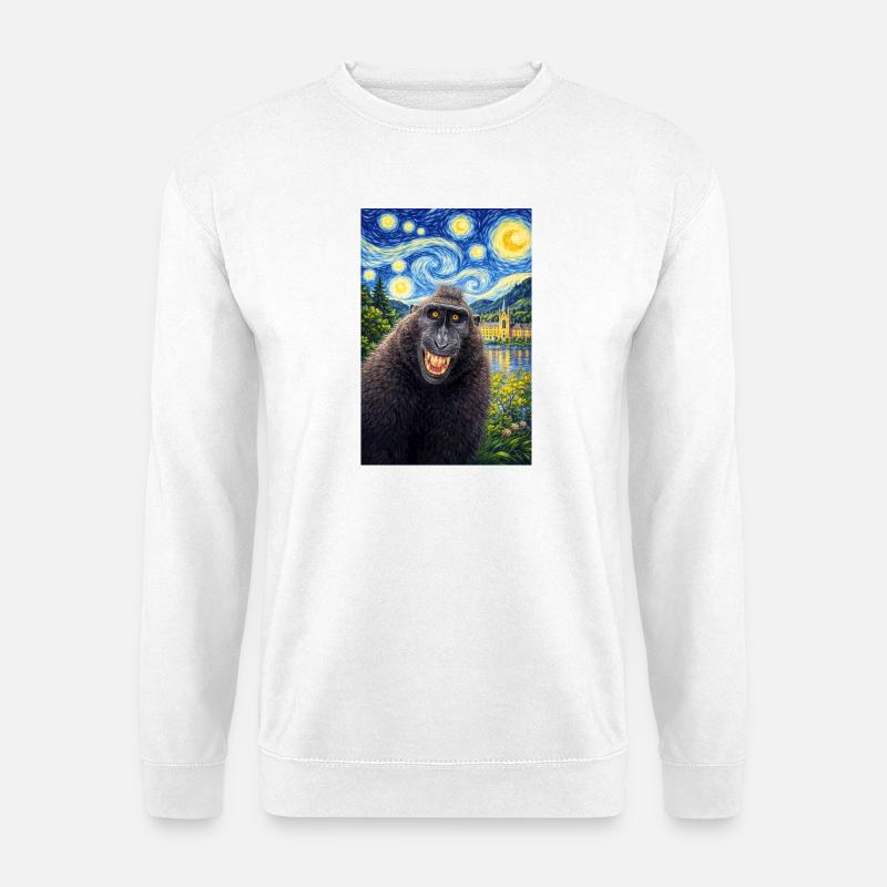 Makake Sternennacht - Unisex Pullover - Weiß