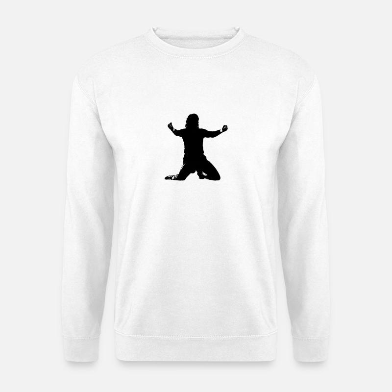 Schatten-Silhouette Toni Jubel - Unisex Pullover - Weiß