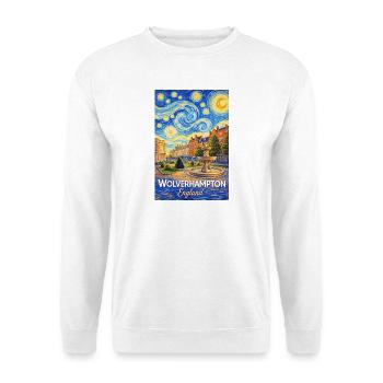 Wolverhampton England Starry Night - Unisex Sweatshirt - white - Front