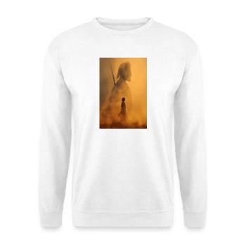 Ember Warrior Silhouette - Unisex Sweatshirt - white - Front