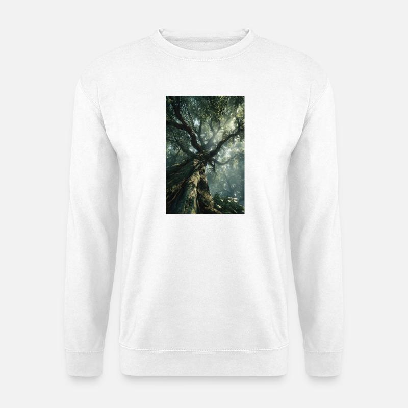 Ancient Forest Light - Unisex Sweatshirt - white