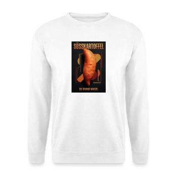 Sweet Potato Geometric Orange Root - Unisex Sweatshirt - white - Front