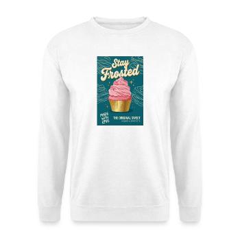 Stay Frosted Cupcake Art - Unisex Sweatshirt - white - Front