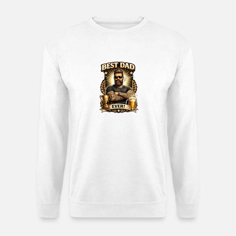 Bester Papa aller Zeiten - Unisex Pullover - Weiß
