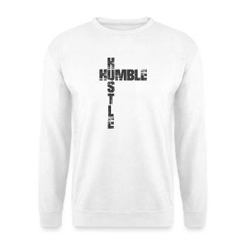 Humble Hustle Entrepreneur Homme d’affaires Businesswo - Sweat-shirt Unisexe - blanc - Devant