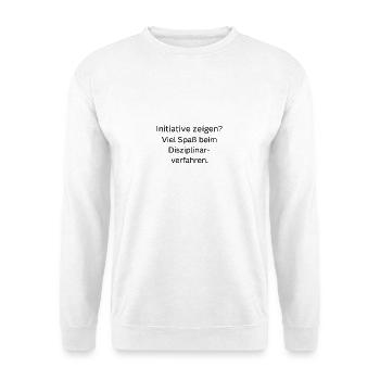 Initiative_zeigen - Unisex Pullover - Weiß - Vorne