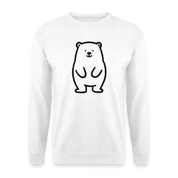 bear cub - Unisex Sweatshirt - white - Front