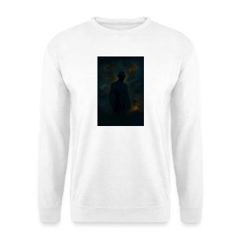 Gardien du Brouillard dans la Forêt Fantôme - Sweat-shirt Unisexe - blanc - Devant
