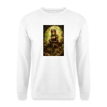 Waldelfenantkönigin - Unisex Pullover - Weiß - Vorne