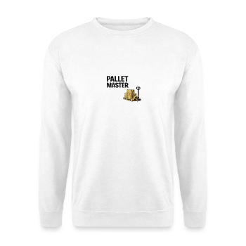 Pallet Master: Warehouse Lift - Unisex Sweatshirt - white - Front